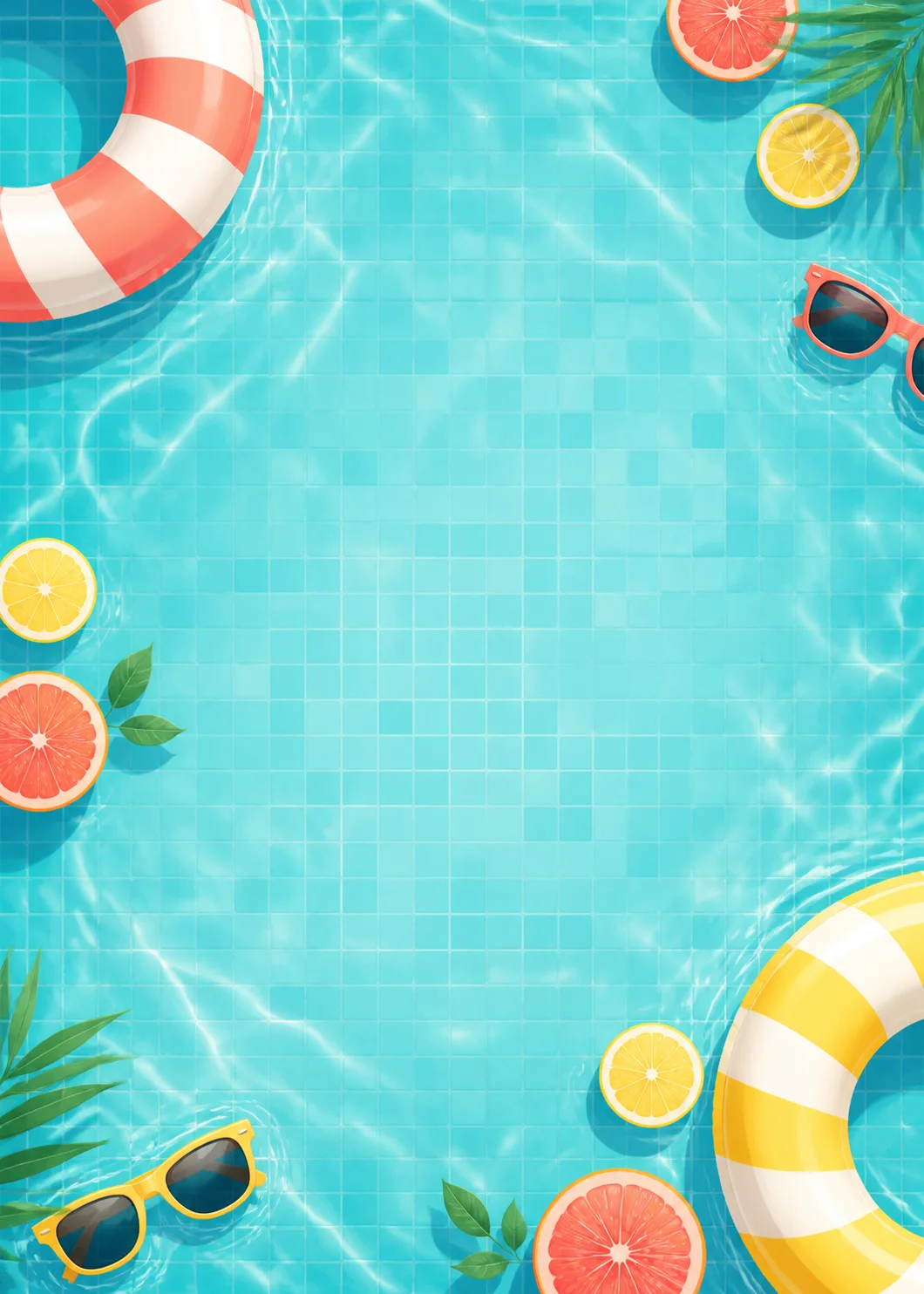 Make a Splash Pool Party background